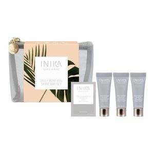 INIKA DAILY RENEWAL SKIN CARE SET - BRAND NEW